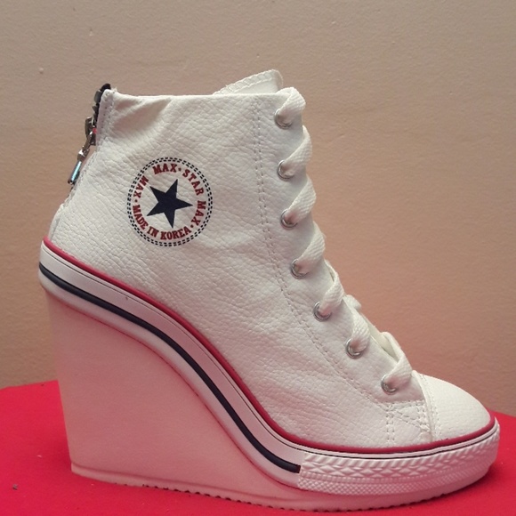 max star wedge sneakers